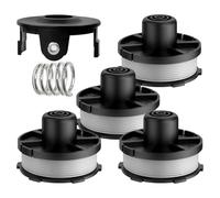 Paquete de 4 carretes para desbrozadora compatibles con Makita 196146-9/195858-1, para desbrozadora inalámbrica de 18 V DUR181Z DUR181RF DUR