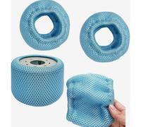 Paquete de 4 filtros de repuesto Whirlpool para jacuzzis, cubierta de skimmer de malla fina, accesorio para piscina de fácil mantenimiento.