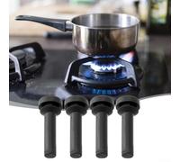 Paquete de 4 patas de goma para parrilla de quemador de gas GE WB02X24790, almohadilla de repuesto para preservar el acabado de la estufa