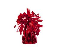 Paquete de 4 pesos para globos de helio, color rojo, 130 g