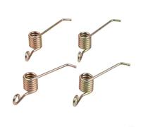 Paquete de 4 resortes de repuesto 330105 Power Rake compatibles con cortacésped de 16 pulgadas, resortes de dientes de acero resistente para equipo de extracción de paja de jardín, larga duración