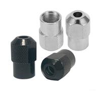 Paquete de 4 tuercas de mandril de aleación de zinc para herramientas giratorias, rosca métrica M8 x 0,75 mm, compatible con mini portabrocas y amoladoras eléctricas y también para tipo Dremel