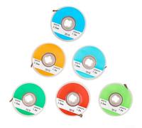 Paquete de 5 unidades de cobre desoldador de alambre trenzado para reparación de electrónica, placa de circuito, tira de absorción de estaño, 1,5 m de longitud, varios anchos disponibles (3 mm)