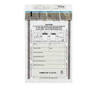 Paquete de 500 bolsas transparentes de 6 x 9 pulgadas, bolsas de depósito de seguridad a prueba de manipulaciones, bolsas de caja registradora por zmybcpack