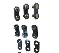Paquete de 6 eslabones de unión de cadena de motosierra hechos de metal para cadenas de motosierra 3/8 0 063 compatibles con varias marcas (325)