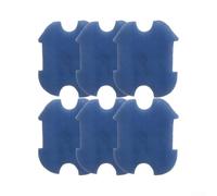 Paquete de 6 esponjas de filtro de espuma de algodón para limpiador robótico de piscinas WYBOT A1, almohadillas de trampa de escombros lavables, juego de filtración de resistencia, kit de