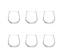 Paquete De 6 Vasos Dof Aria De Vidrio Transparente, 38Cl