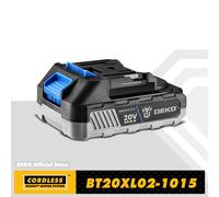 Paquete de batería DEKO de 20V para batería Makita Li-ion 1500mah carga rápida certificación de seguridad para herramientas de taladro eléctrico/destornillador 20V Battery Pack