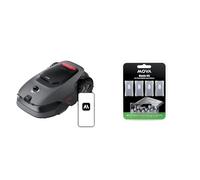 Paquete de cortacésped robótico MOVA LiDAX Ultra 800, Cobertura de 500-800 m², sin RTK, mapeo automático LiDAR 3D de 360° y visión por IA, Corta a Menos de 5 cm de los Bordes.