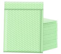 Paquete de entrega 50 Uds., bolsa burbujas, sobres suministros comerciales, paquetes envío, for embalaje publicitarios para Cosméticos(Yellow,13 * 18cm)