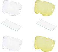 Paquete de lentes variados para casco de soldadura Esab Sentinel A60 (ámbar y transparente)