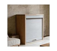 Paquete de puertas plegables para el acuerdo, kit for puerta persiana de ABS deslizante de varios tamaños para cocina armario caravana (36 x 30 in/91 x 76 cm)