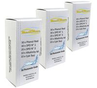 Paquete de recambio con 300 tabletas de prueba para PoolLAB - también adecuado para otros fotómetros de mano - reactivos originales de PoolLAB - cantidad de tabletas (300)