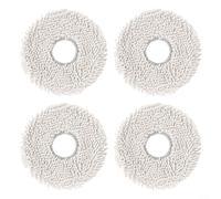 Paquete de repuesto de paño de fregona para Cecotec para Conga 11090, material suave que garantiza una experiencia de limpieza de arañazos (paquete de 4)