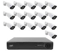 Paquete de videovigilancia NVR PNI House IP716 y 16 cámaras PNI IP125, 5MP