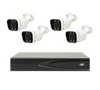 Paquete de videovigilancia NVR PoE, 4 cámaras