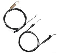 Par de cables estilo OEM para cortacésped autopropulsado Toro de 22 pulgadas, incluye cable de control de tracción 1158435 y cable de freno 1158437 para uso sin costuras