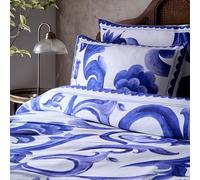 Par de Fundas de Almohada de algodón Estampado Paoletti Azzuro - Azul