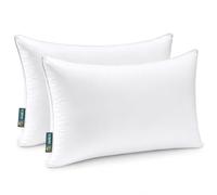 Par de Lujo Microfibra Super King Size 20 "x 36" Almohada