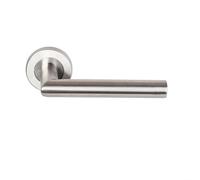 Par de tiradores de puerta en Rosetones redondos" Elsa Angle Vif" acero inoxidable 304 KLOSE BESSER - Sin rosetones de función