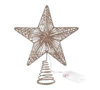 para Árbol de Navidad | Decoraciones LED Alimentadas por Baterías,Estrella con Luces LED para la Cima del Árbol de Navidad,para Fiestas Bodas Oficina Año Nuevo Vacaciones Bar Hogar