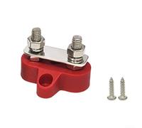para bloque de terminales de alimentación de perno m6 rojo 12-48V cable | para la especificación m6, color rojo para polo positivo, gama 12-48V, diseño de doble alambre, estructura de sujeción segura