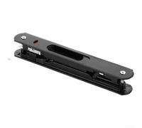 para bloqueo Puerta Deslizante para fácil Instalación Hogar Seguro | Aleación zinc robusta, acabado , para placa para montaje incluida, para ideal para ventanas patio, seguridad extra(Black)