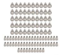 Para boquillas de corte de plasma P80 y juego de electrodos, 50 boquillas, 50 electrodos, cortador de plasma CuCrZr, accesorio para quemador P80 40A-100A, punta de 1,5 mm, resistente al desgaste, de