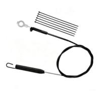 Para cable de freno 133-1998 compatible con cortacésped de gas autopropulsado, pieza de repuesto para 30 modelos, alambre de alta resistencia para equipos al aire libre