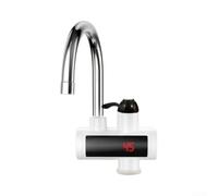 para calentador Agua Eléctrico 3000W para Baño y Cocina para | Pantalla LED clara, temperatura visible en tiempo real, para ajuste para preciso, seguridad anti-quemaduras, moderno