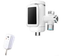para calentador Agua Eléctrico para acero Inoxidable 3 Segundos | Calentamiento en 3 segundos, pantalla LED temperatura real, 3000W potencia, para acero inoxidable, uso cocina baño