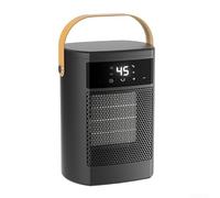 para calentador Eléctrico para ptc 1500W Portátil con Termostato - Estufa Cerámica Bajo Consumo Función Ventilador para Dormitorio Oficina(EU)