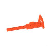 para calibre Vernier Plástico 80mm Reutilizable Medición para(red)
