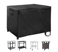para Carrito De Parrilla Exterior Almacenamiento Exterior Impermeable, | Para Carrito De Parrilla Y Mesa De Preparación Jardín, Patio, Césped, Porche, Camping