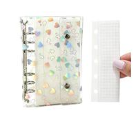 Para Cuaderno De Anillas | PVC Transparente Recargable Universal - Cubierta para Cuaderno, Carpeta, Planificador y Agenda | De Viajes, Desplazamientos Diarios, Viajes de Negocios y Archivos Oficina