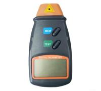Para dt-2234C+ tacómetro óptico digital, tacómetro infrarrojo sin contacto, 2,5-99999 rpm, medición de 0,8s, memoria de 20 datos, pantalla LCD grande para motor, ventilador, (botón negro)