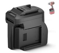 Para Einhell a para adaptador Bosch, adaptador de batería 2 en 1 para Einhell 18 V 2 paquetes de batería para Bosch Professional GBA 18 V herramienta eléctrica al mismo tiempo, más potencia y trabajo