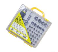 para el kit de destornilladores de acero crv 42 piezas con varilla para crv | Las puntas magnéticas evitan pérdidas, incluye para Torx y Phillips, ideal para reemplazo de pantalla de teléfono