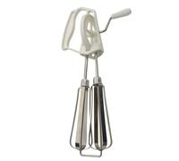 para huevos manual, batidora de manivela, para huevos de manivela de acero inoxidable con 2 cabezales de mezcla, utensilio de cocina para colgar, batidora para con mango cómodo, l