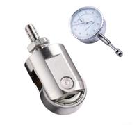 Para indicador de dial de punto de contacto del rodillo, punta de sonda de acero inoxidable M2.5 para medidor de profundidad e indicadores digitales, accesorio de rueda antioxidante