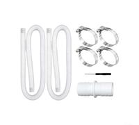 para intex Pool Hose 32mm PE Material Set para manguera de piscina intex (blanco)
