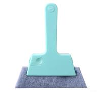 para limpiador Ranuras para ventanas Multifuncional: Cepillo Esquinas Muertas con Cerdas Duras y Raspador para Juntas para azulejo Baño - Ergonómico 16cm(Blue)