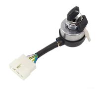 para llave Arranque Motor 2.5-6.5KW Diámetro 4.2cm para llave | 6 cables conectados, control para preciso gas, 2 posiciones clave, incluye 2 llaves, para fácil instalación