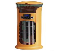 para mini Aire Acondicionado Portátil Ventilador con para vapor de Agua Silencioso 20dB Nocturna 7 Colores(Yellow)
