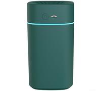 para mini humidificador portátil USB aromaterapia difusor ultra silencioso 7 colores noche luz compacta niebla fabricante ABS PC para escritorio coche dormitorio 13x7.2x7.2cm blanco verde