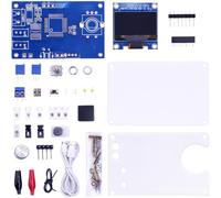 para mini kit de osciloscopio DIY con 0.96 pulgadas para pantalla oled, generador de forma de onda PWM/SIN, rango de 0-30 V, codificador EC11 para entrenamiento de circuito electrónico y análisis de