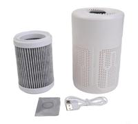 para mini Purificador de Aire USB 300g para Escritorio para | Tecnología de iones negativos, para elimina humo y formaldehído, para compacto, ideal para oficinas(Air purifier)