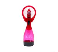 para mini Ventilador de Agua Fría para Playa y Camping para | de enfriamiento personal, aspas suaves seguras, para niebla refrescante, para ideal para días calurosos(Fuchsia)