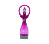 para mini Ventilador de Agua Fría para Playa y Camping para | de enfriamiento personal, aspas suaves seguras, para niebla refrescante, para ideal para días calurosos(Purple)