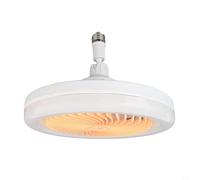 para mini Ventilador para techo Silencioso para Dormitorio (B) | Color minimalista, plástico , aspas ocultas al apagarse, estética moderna